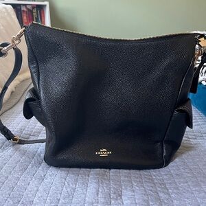 Gently used large Coach crossbody bag